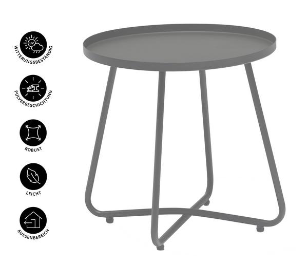Dehner Beistelltisch Ibiza, ca. Ø45/H45 cm