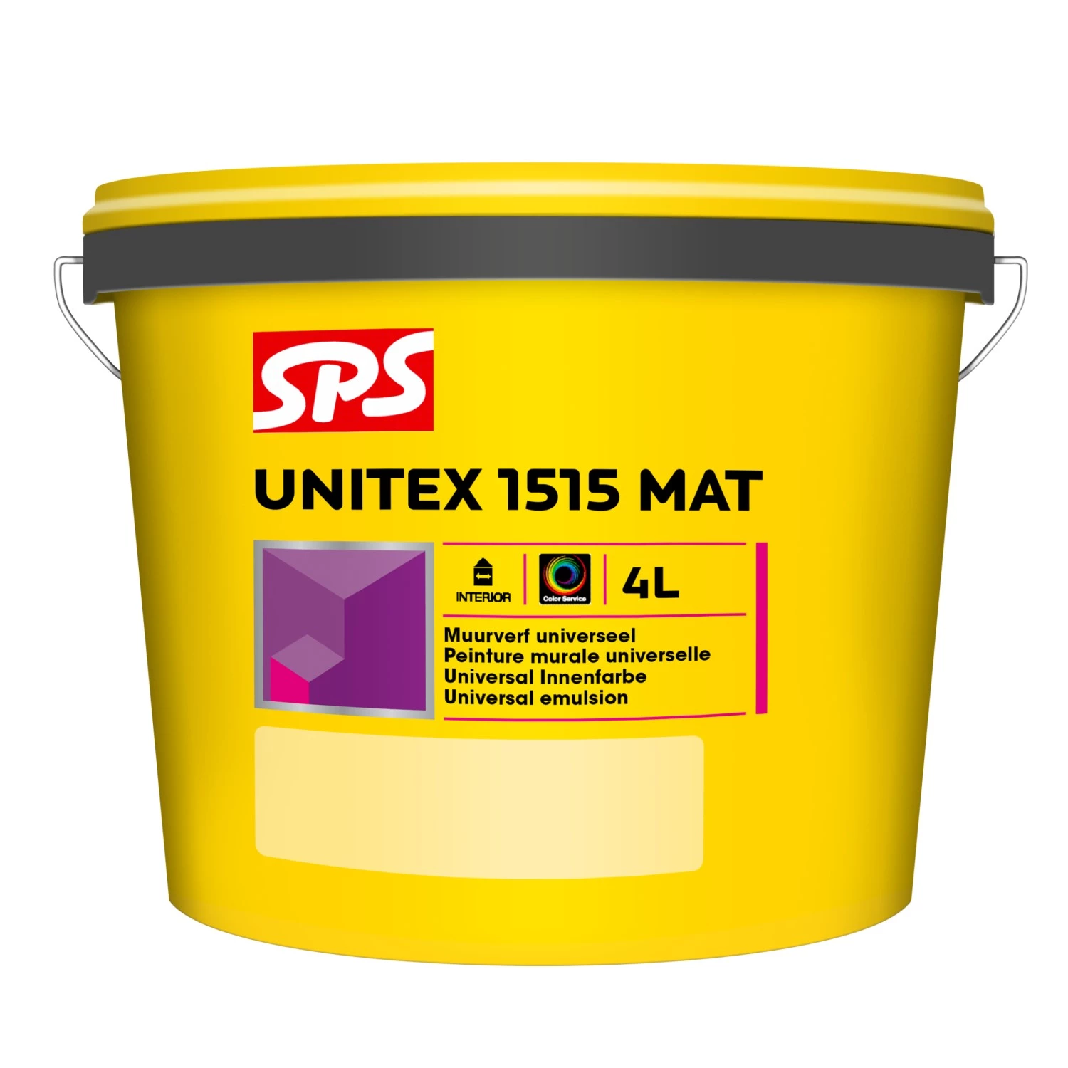SPS Unitex 1515 Mat Muurverf - op kleur gemengd - 1L