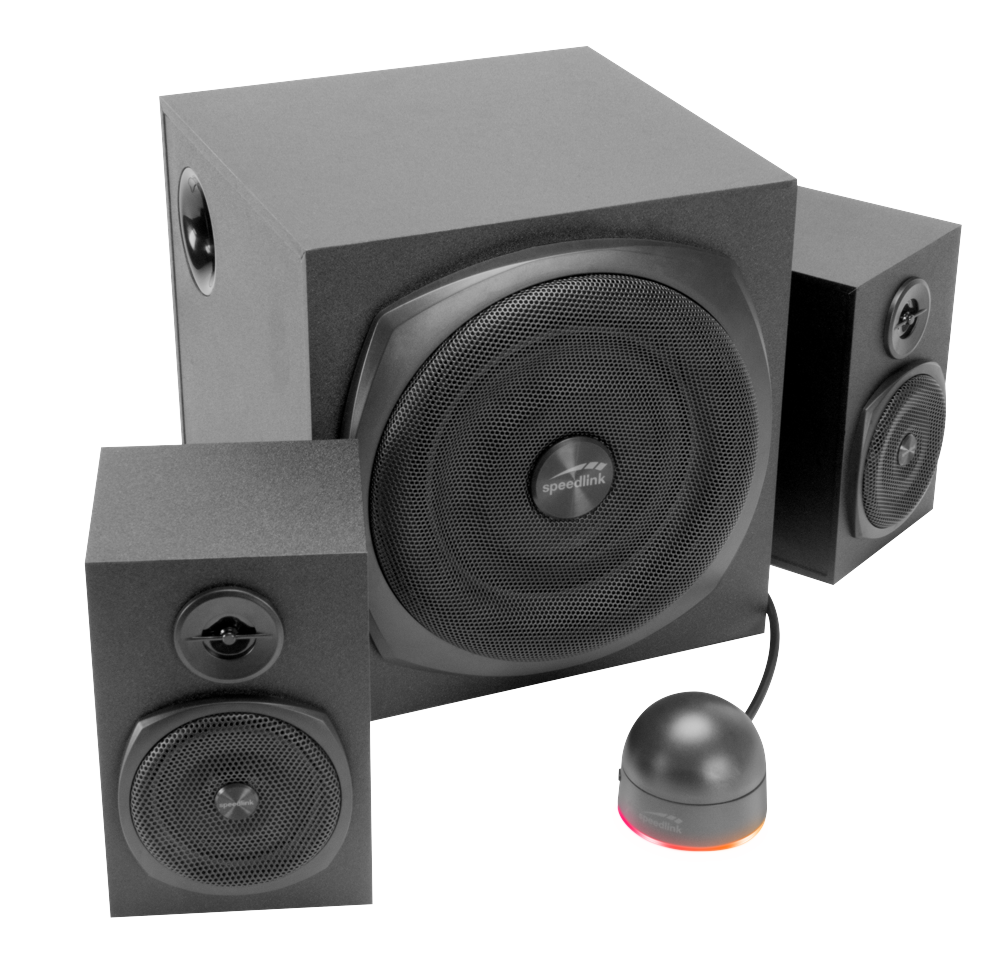 Speedlink - GRAVITY LT 2.1 Subwoofer System, black