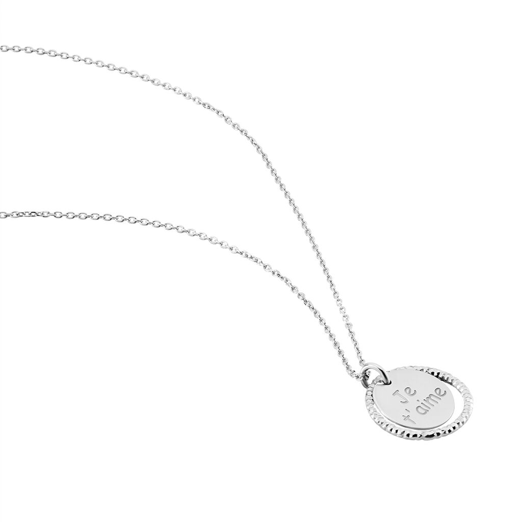 Collier Argent Blanc Vaodez