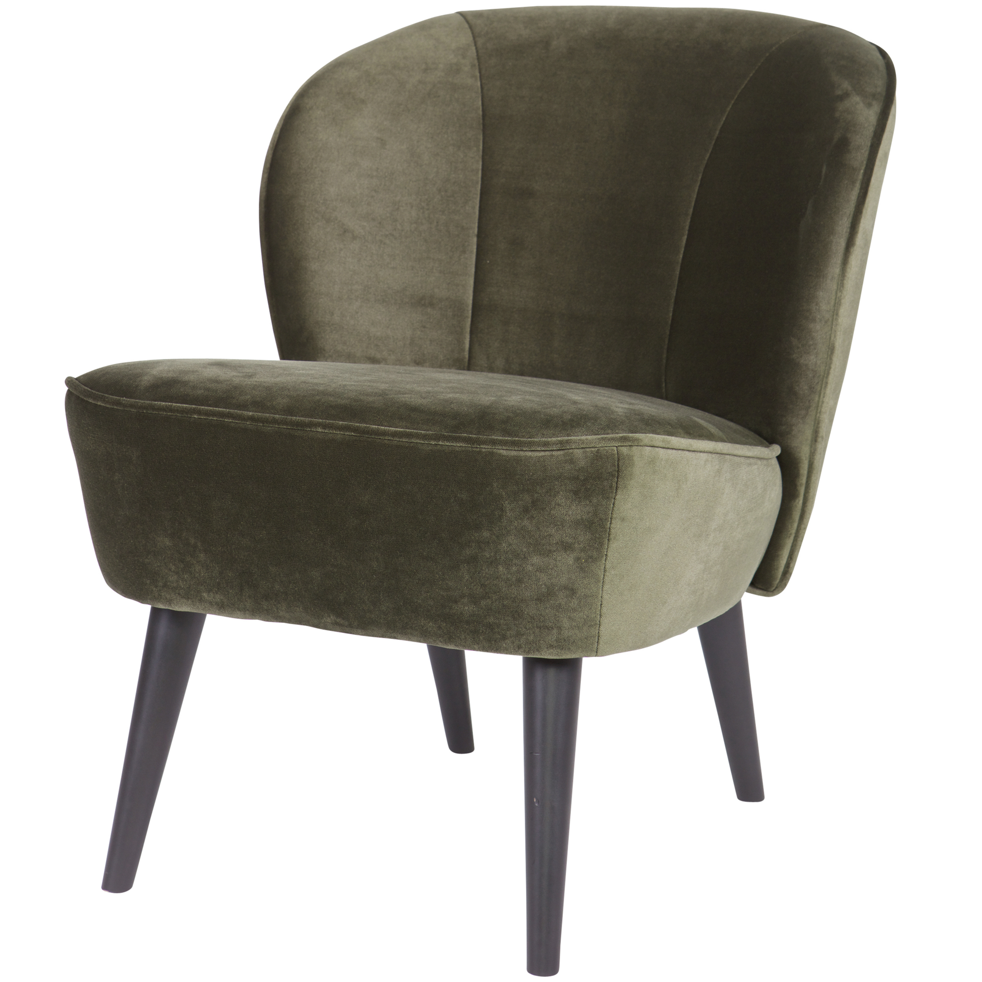 Fauteuil Sara Sara Fauteuil - Fluweel - Warm Groen