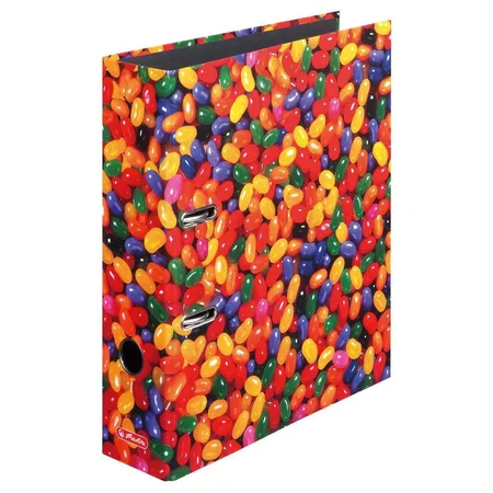 Herlitz Ordner A4 8cm FSC-Mix maXfile Jelly Beans