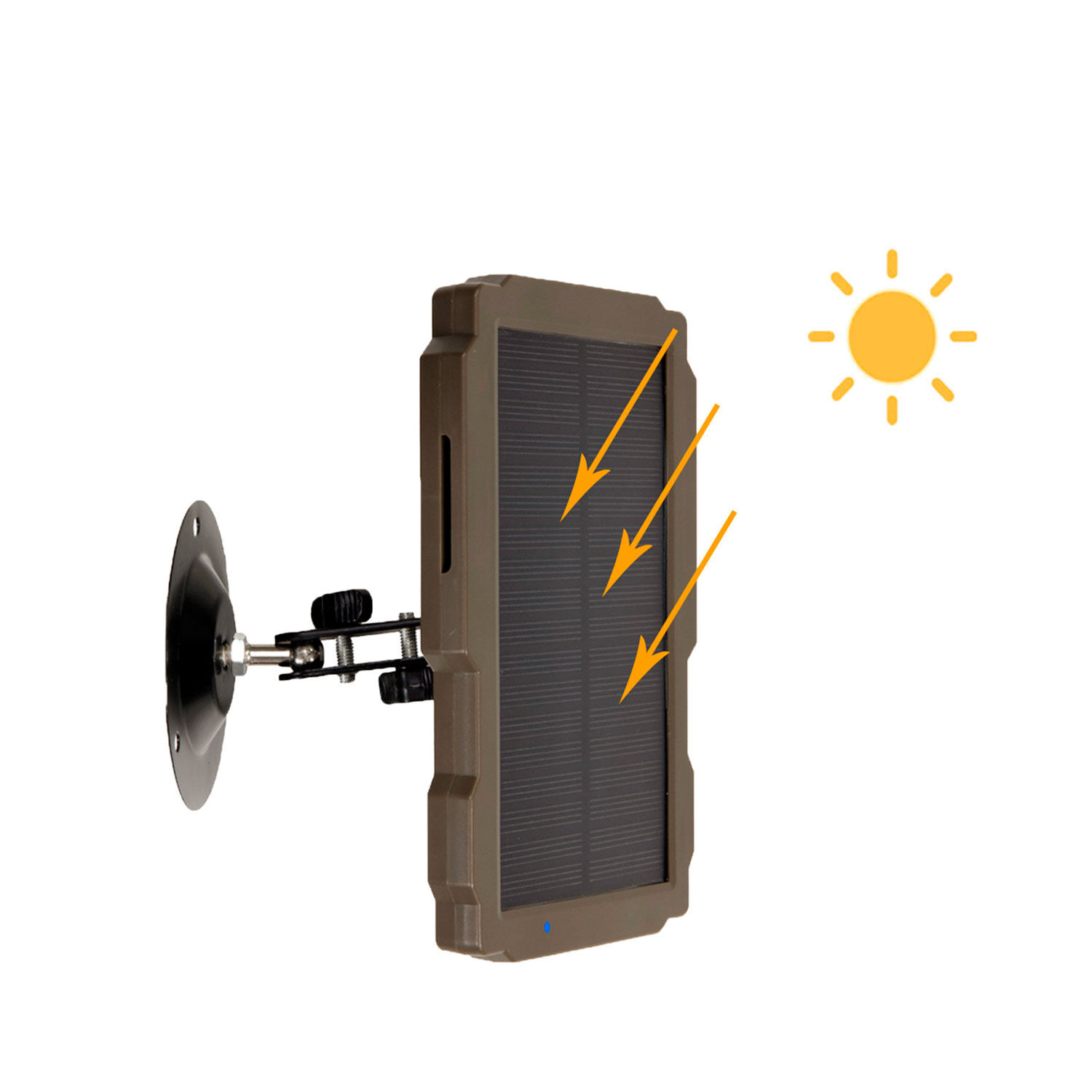 Solarpanel mit integriertem Akku