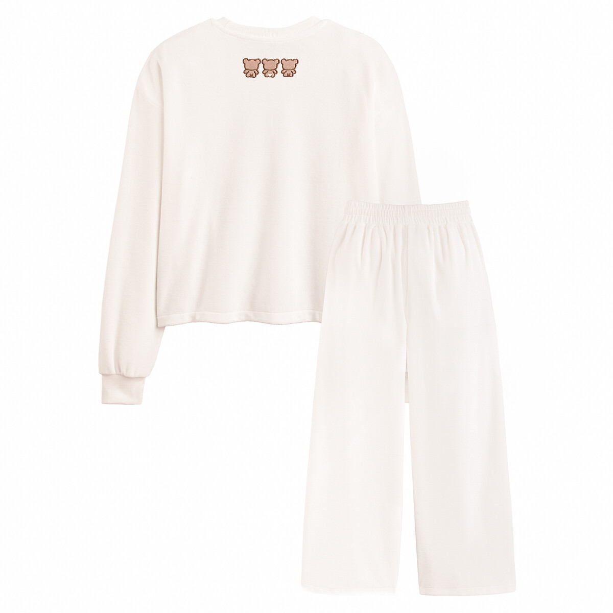 COLEÇÕES LA REDOUTE<br>Pijamas de veludo, motivos de ursinhos