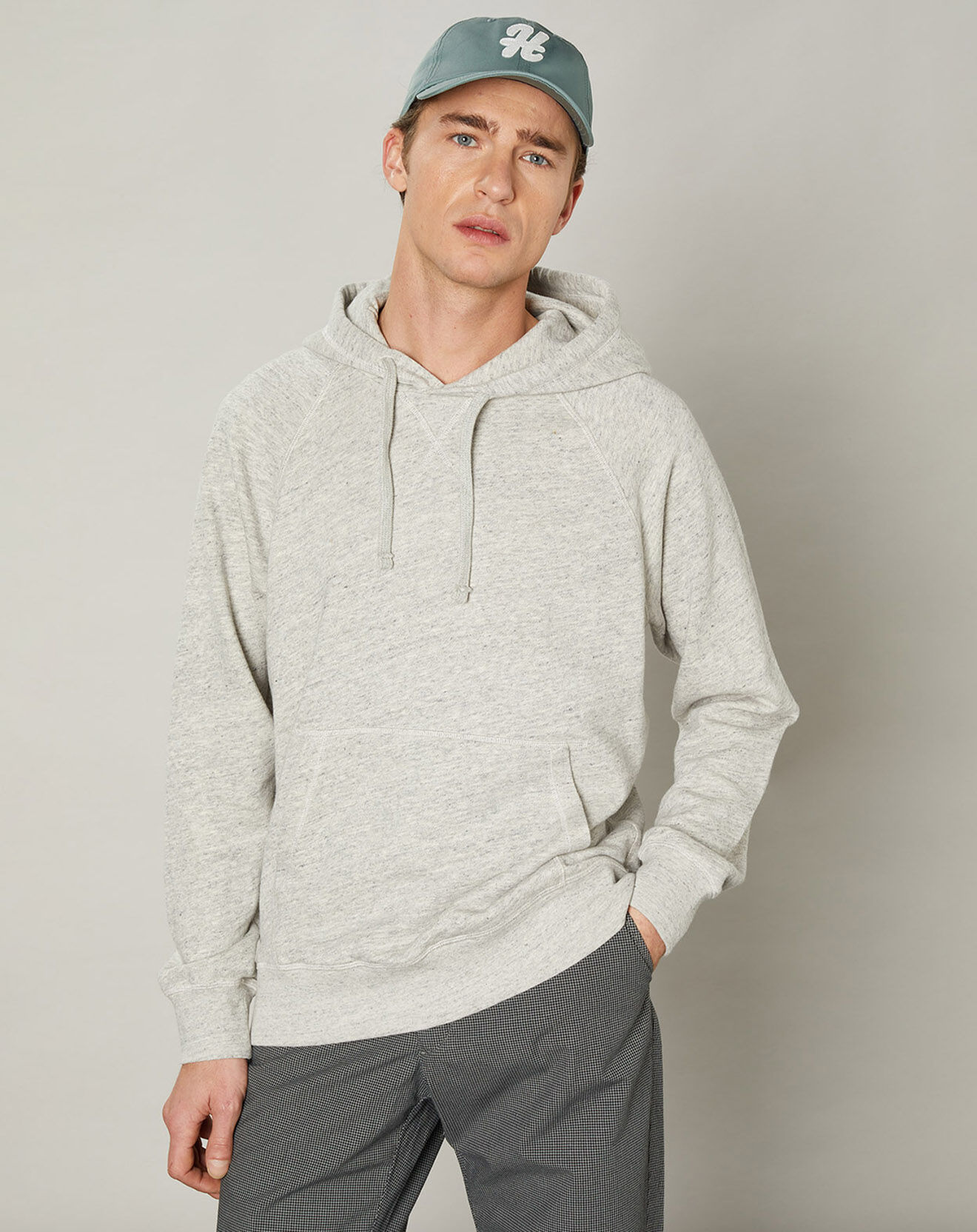 Hartford Sweat à capuche Light gris