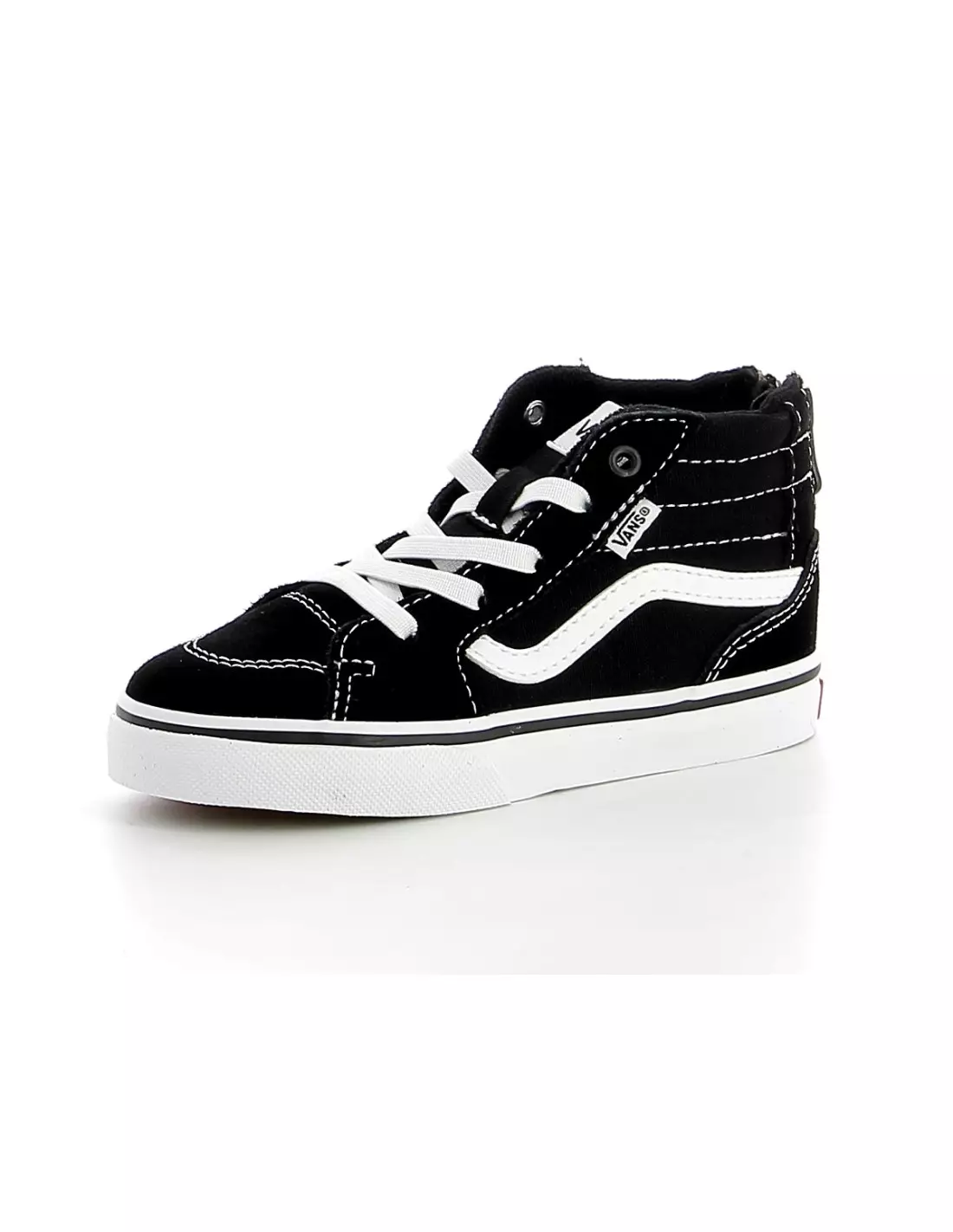 VANS FILMORE HI ZIP SUEDE - Baskets Blackwhite