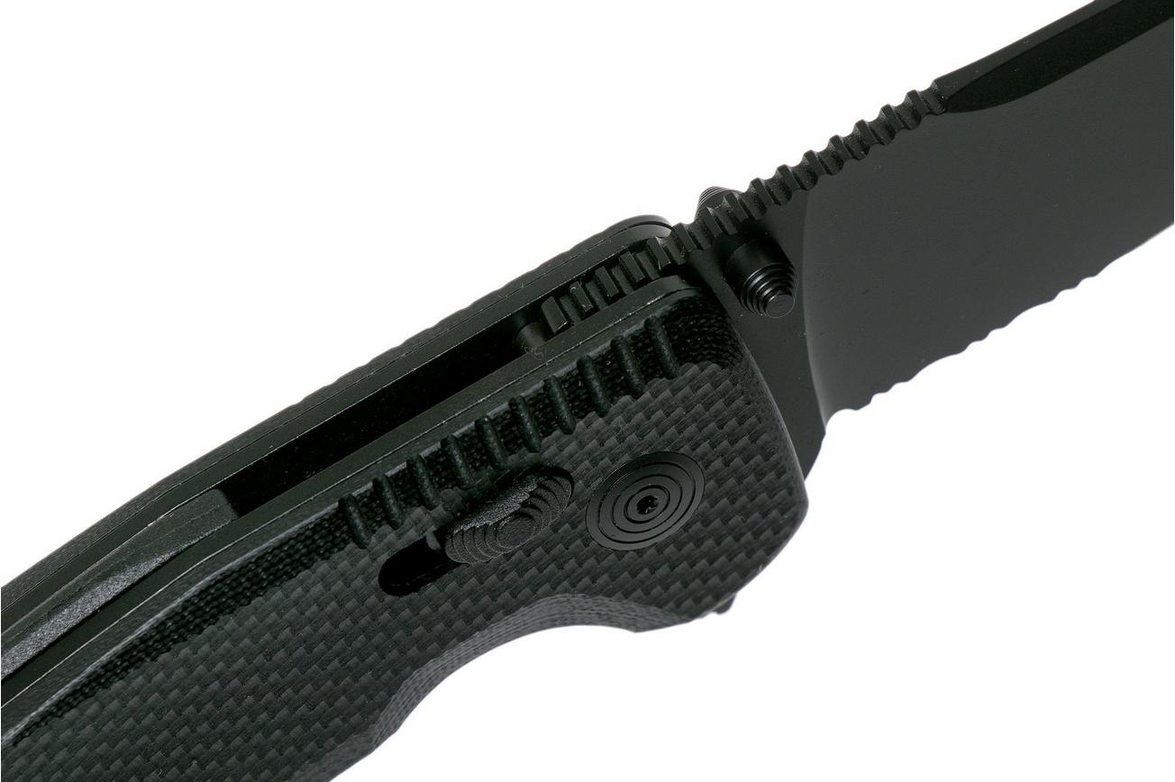 SOG SOG-TAC XR Blackout Serrated 12-38-03-57 zakmes