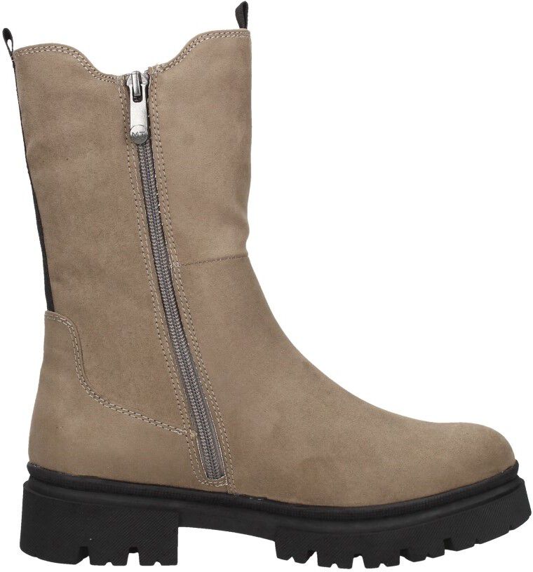 Marco Tozzi Enkellaarsjes Plat beige