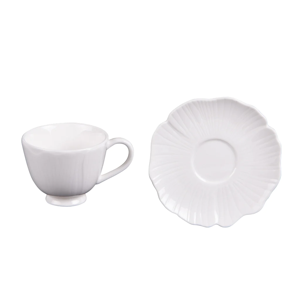 Tasse à café avec sous tasse Ginkgo 10 cl (lot de 6) Table passion