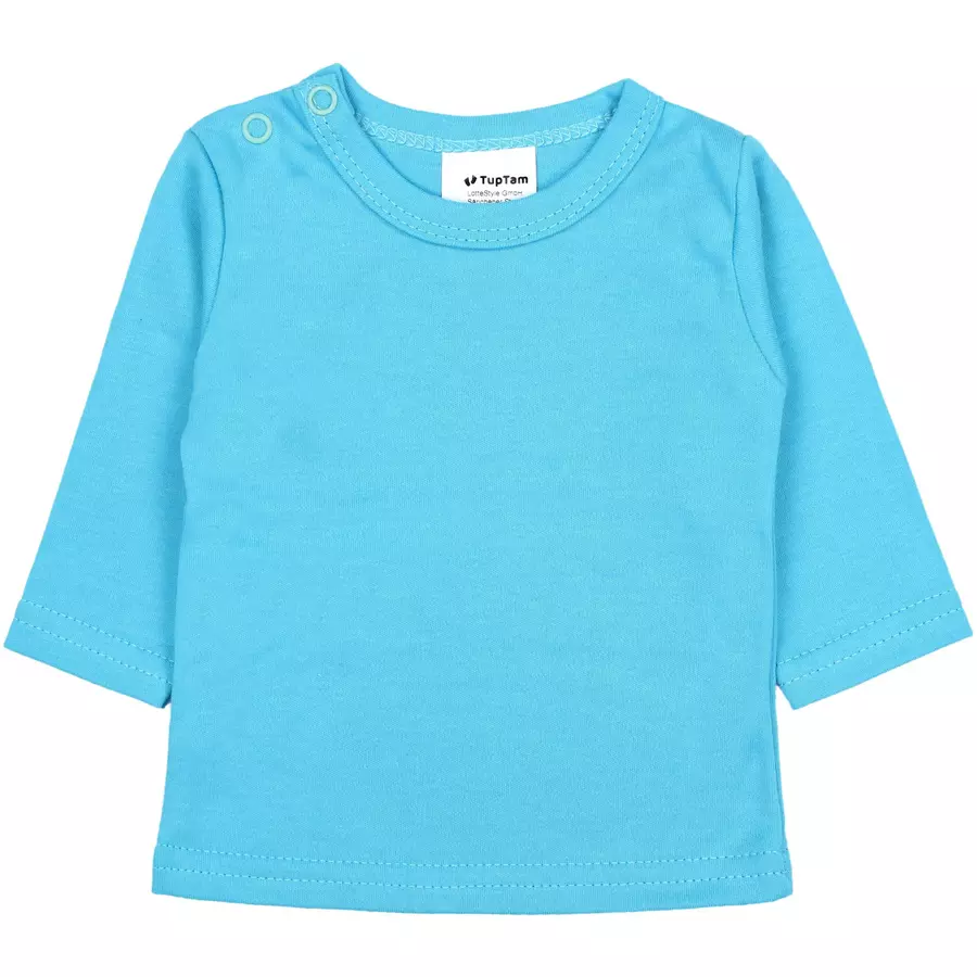TupTam Baby Jungen Langarmshirt 5er Set blau