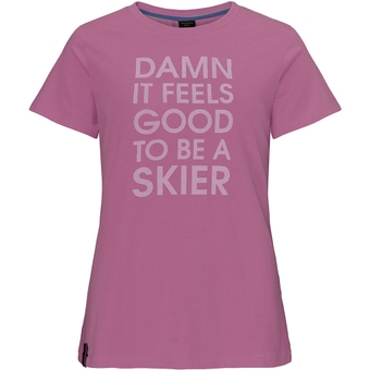 Elevenate Skiers T-Shirt Berry Shake Pink Damen