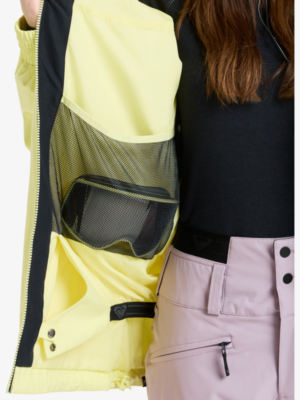 Landscape 10K Veste de snow technique Jaune Femme