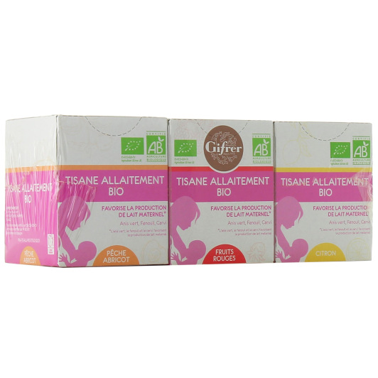 Coffret Tisane Allaitement Gifrer 3 x 10 sachets