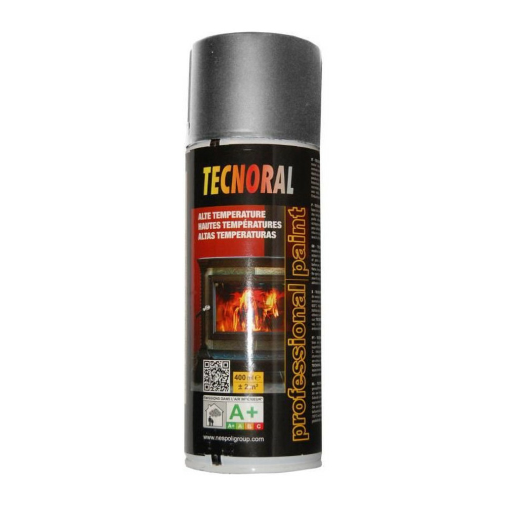 - bombe de peinture aérosol - argent pour haute température