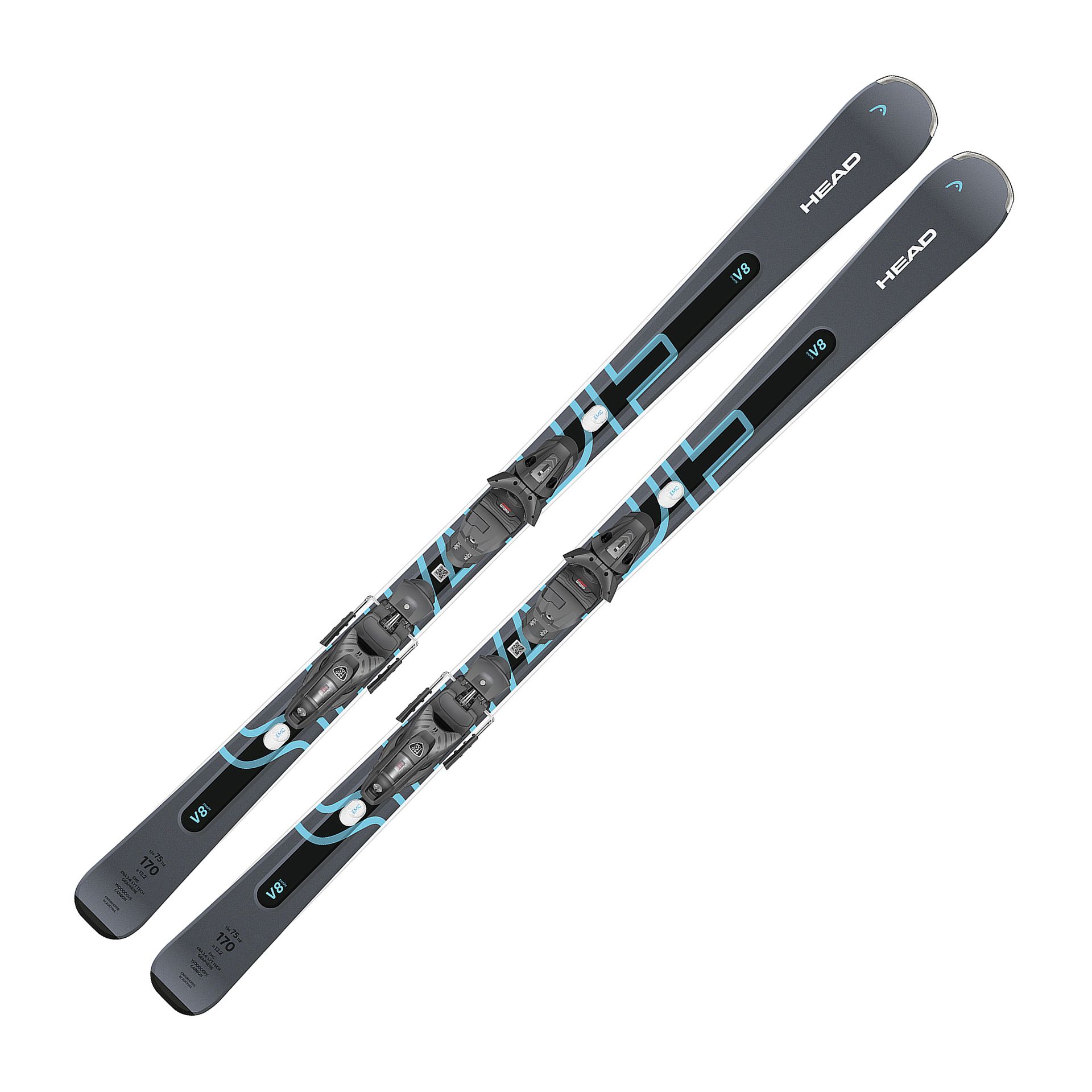Head Shape e-V8 Skiset incl. Bindung 2024/25 - 163 Head PROTECTOR PR 11 GW black (DIN 3-11)