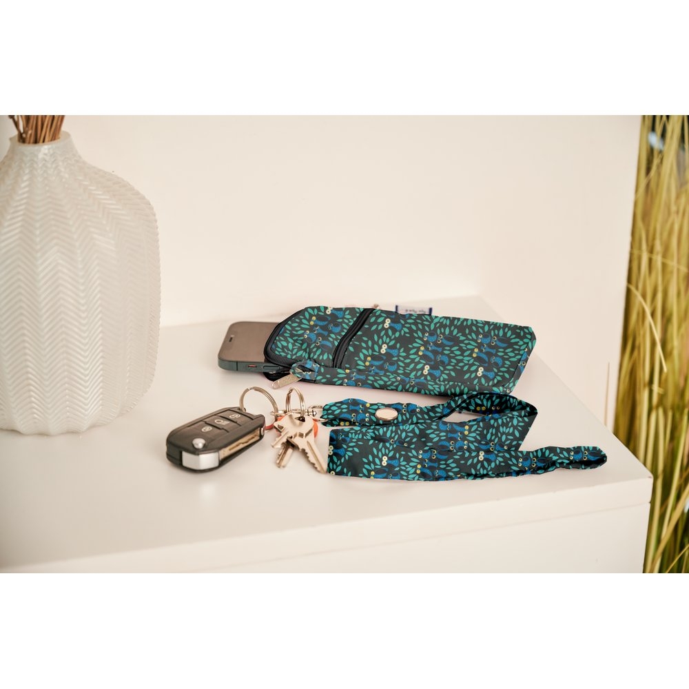 Pochette Téléphone Matelassée Chouettes