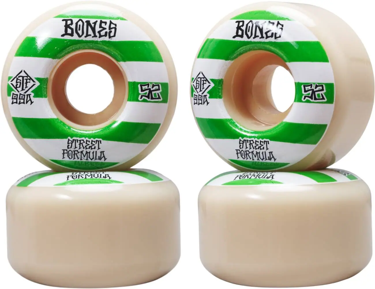 Bones STF V4 Wide Skateboard Hjul 4-Pak | SkatePro