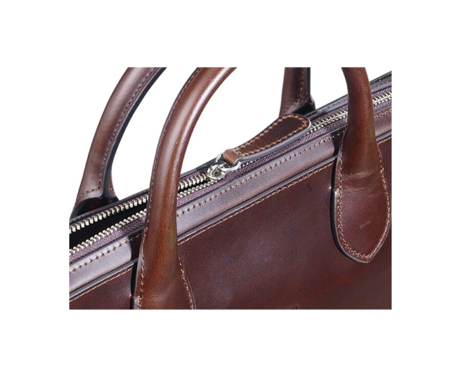 Porte-documents homme en cuir Chocolat - WILLINGTON