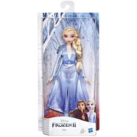 Hasbro Disney Frozen 2 Elsa in blauem Kleid