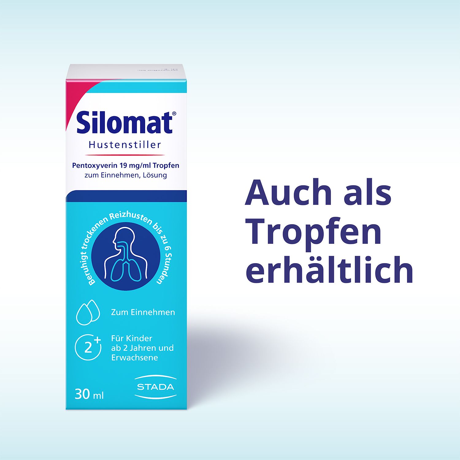 SILOMAT Hustenstiller Pentoxyverin Saft 100ml, gegen Reizhusten