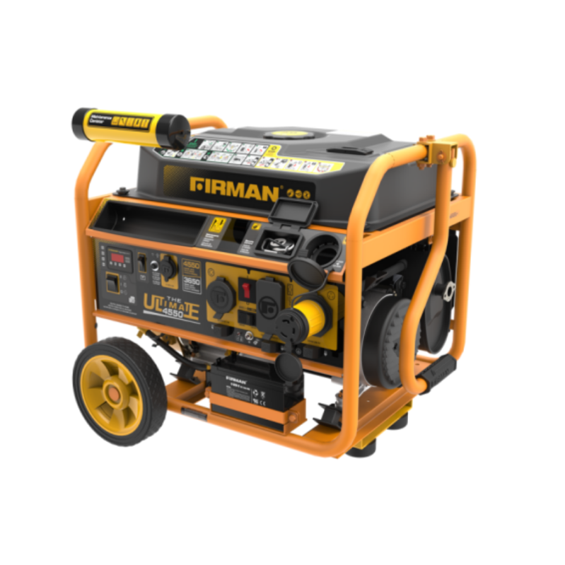 PORTABLE REMOTE START GAS GENERATOR 4550/3650 WATTS 30A 120/240V CARB AND CETL CERTIFIED WITH WHEEL KIT
