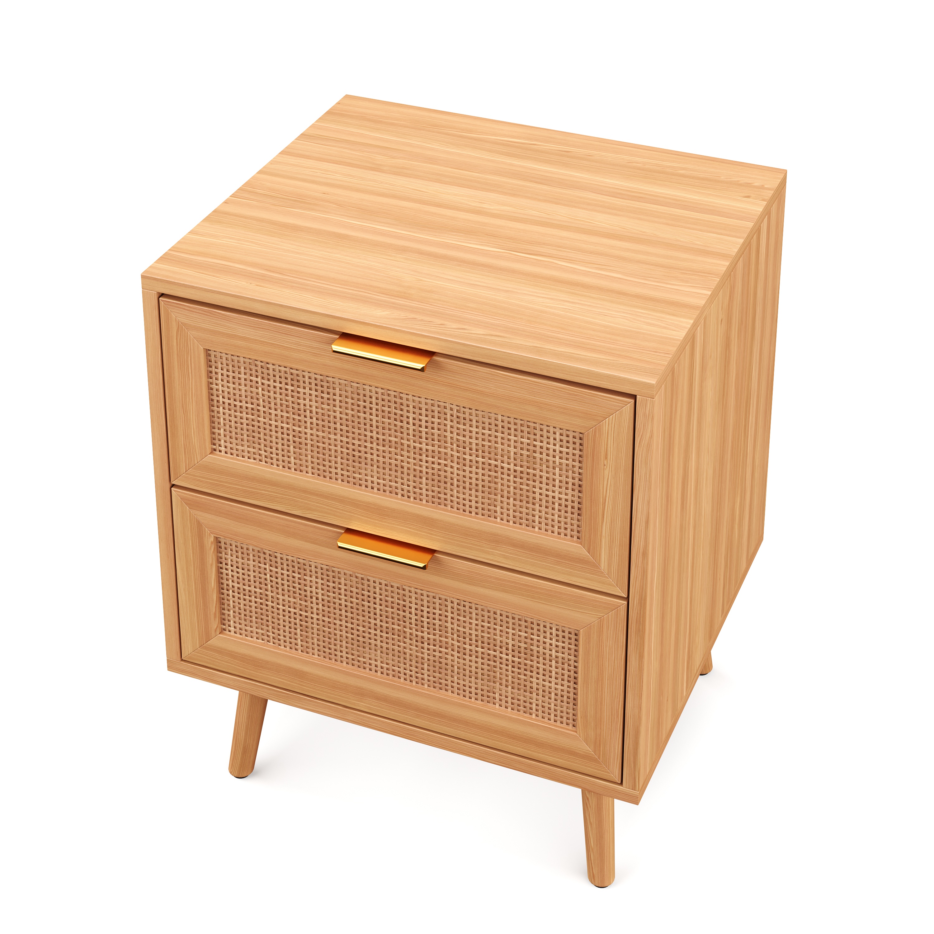 Nachttisch Holz ARNO 2 Schubladen