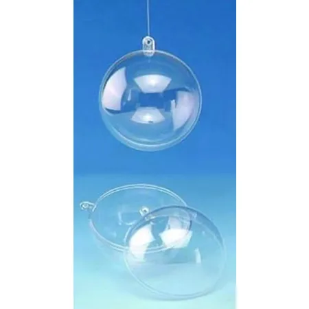 Glorex Kunststoff-Kugel, teilbar, 16 cm, glasklar