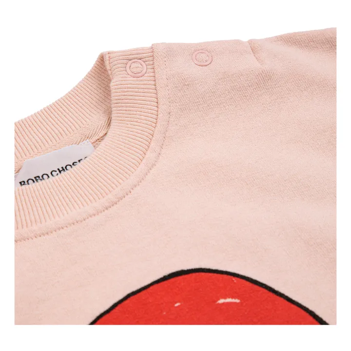 Bobo Choses Sweat Arc-en-Ciel | Rose pâle