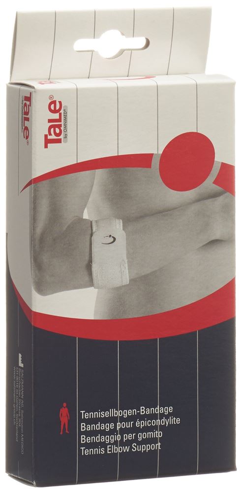 TALE Tennisellbogen Bandage 5cm Velcro weiss 1 Stk