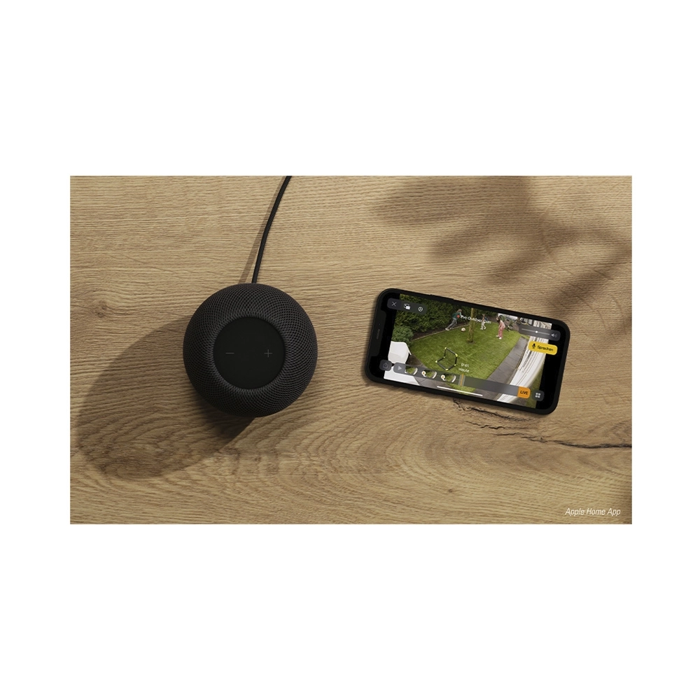eve Outdoor Cam Smarte Flutlichtkamera schwarz
