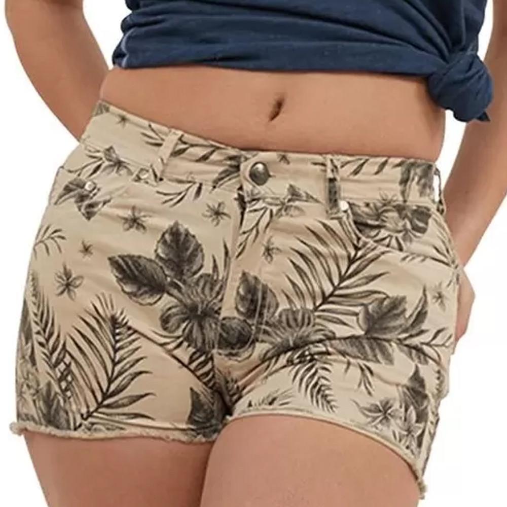 Von Dutch Short Beige/Noir Femme Von Dutch SPICY