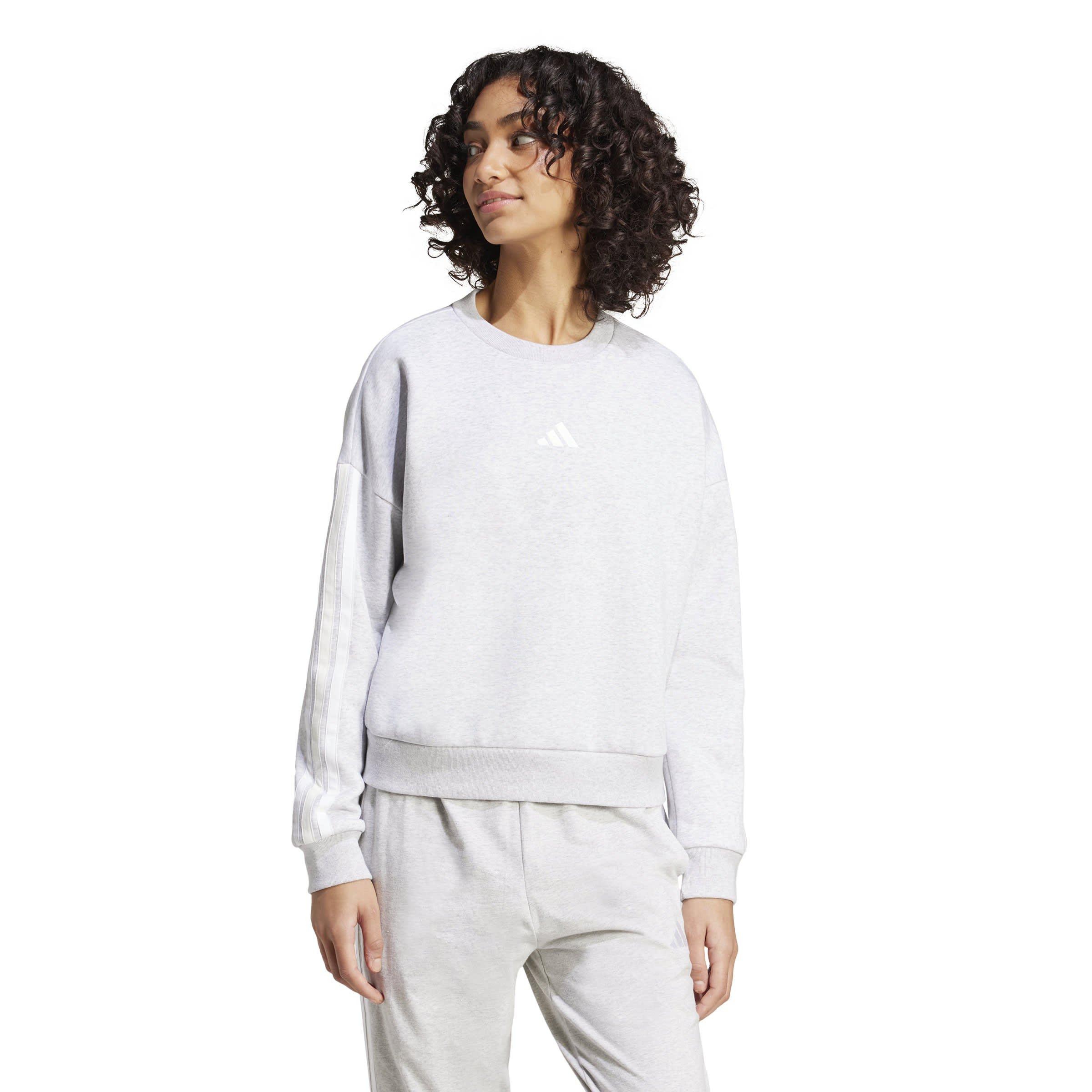 adidas Essentials Studio Lounge 3-Stripes Sweatshirt Womens