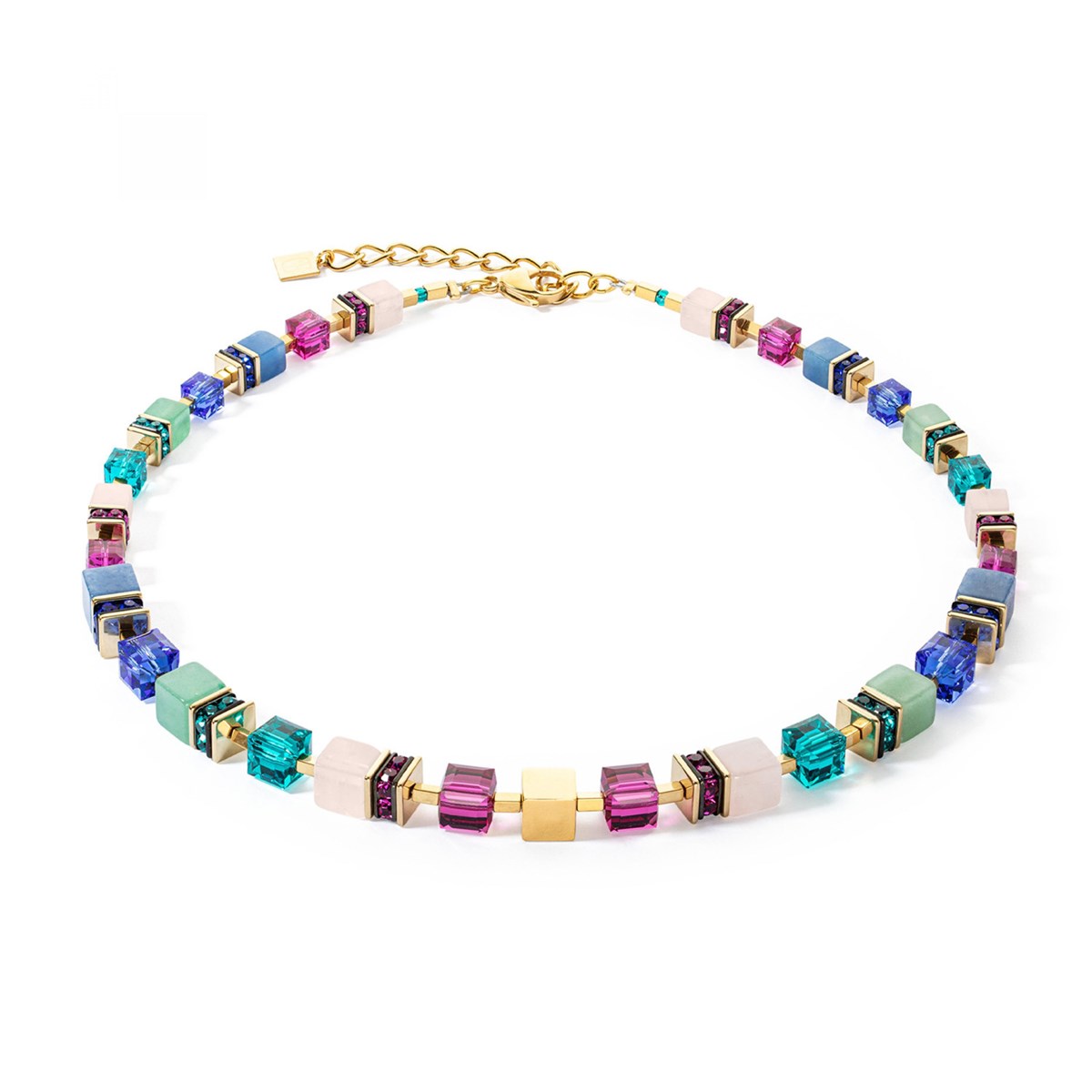 Collier Coeur de Lion GéoCube multicolore