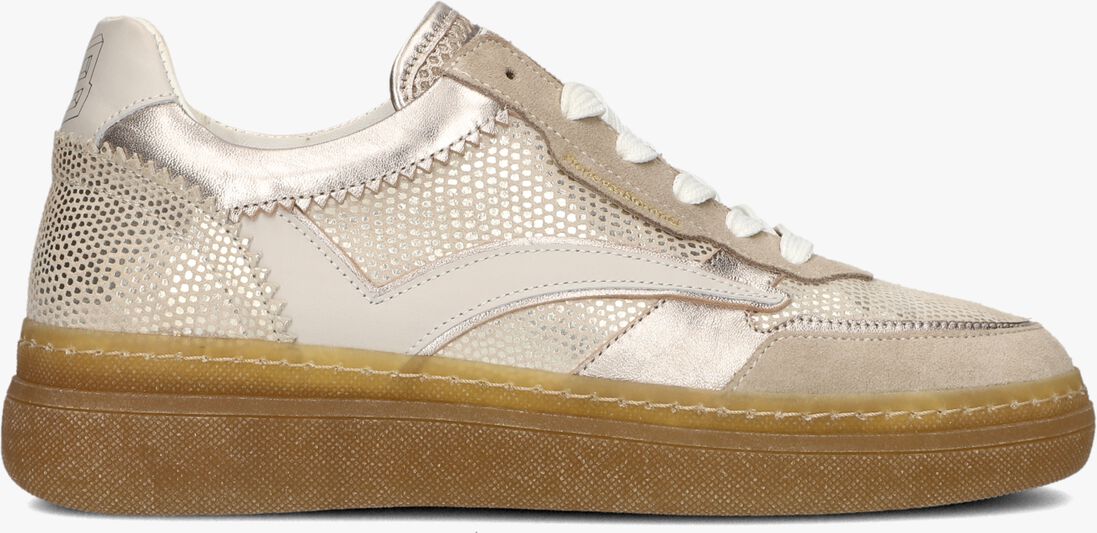 goudkleurig floris van bommel lage sneakers sfw-10158 fygi