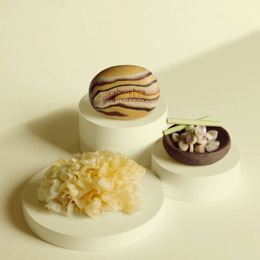 Stone Soap Spa Stone Soap Snow Mushroom 120g