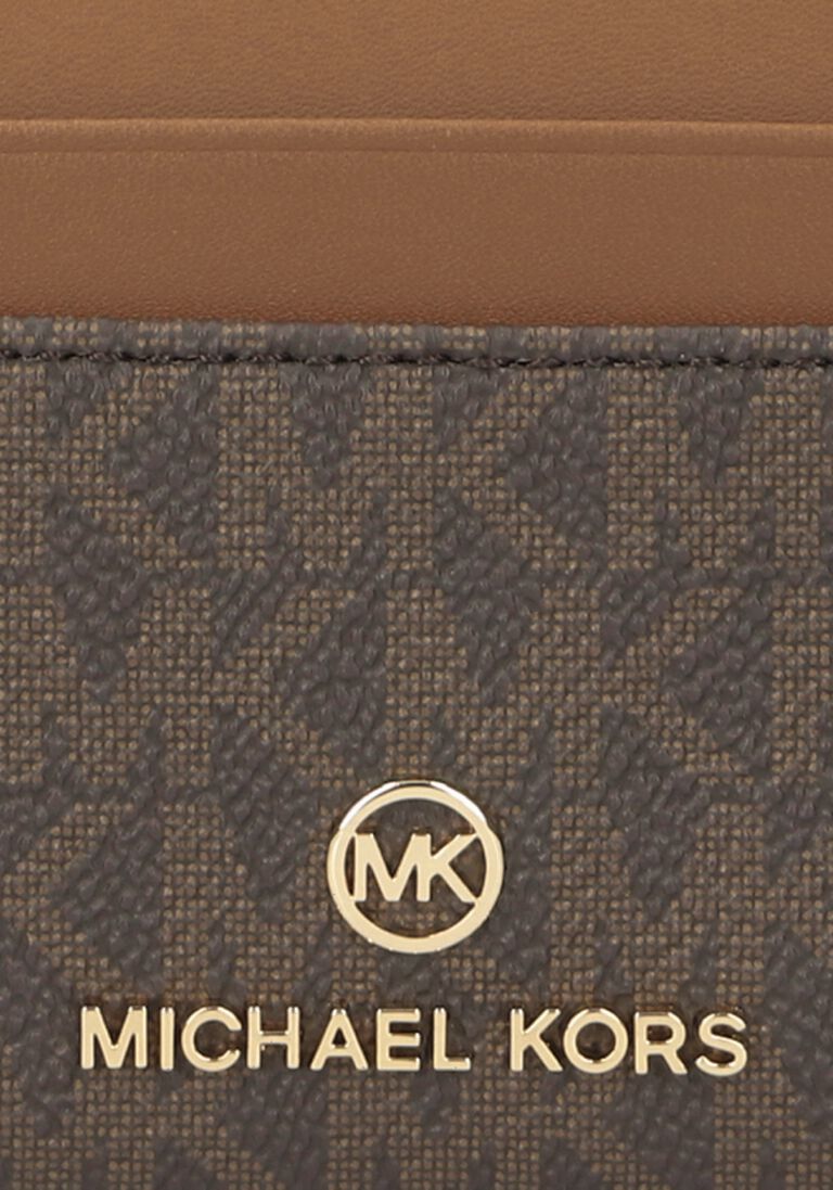 MICHAEL KORS bruine michael kors portemonnee sm za coin card case