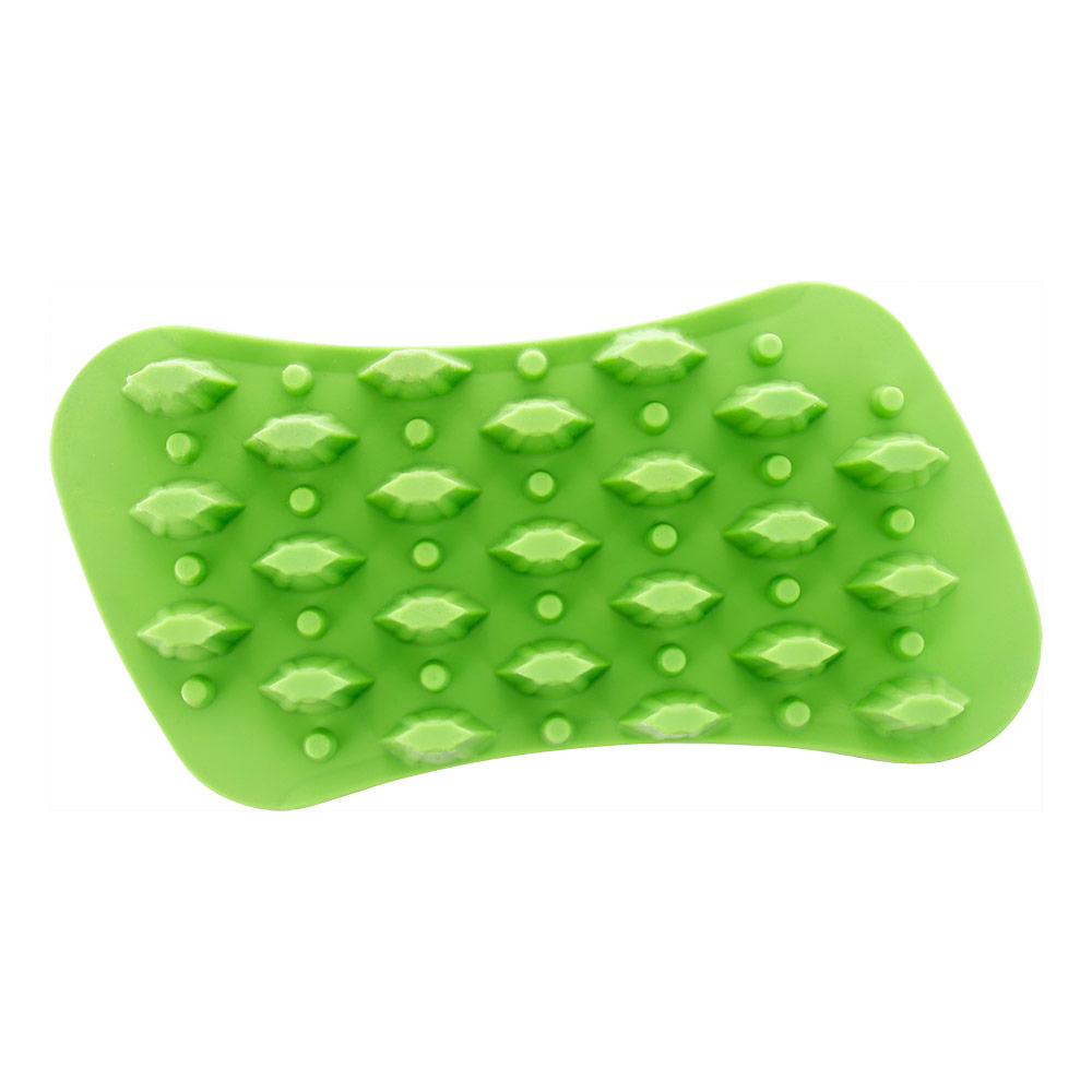 Brosse petits chiens et chats à poil longs verte