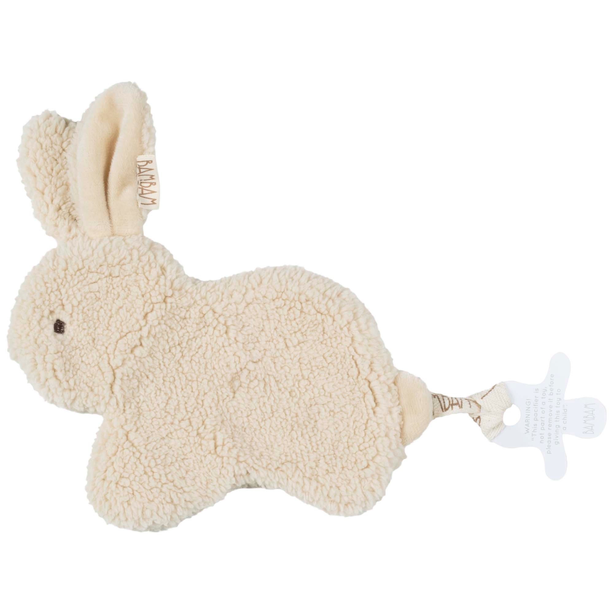 BamBam knuffeldoekje konijn wit