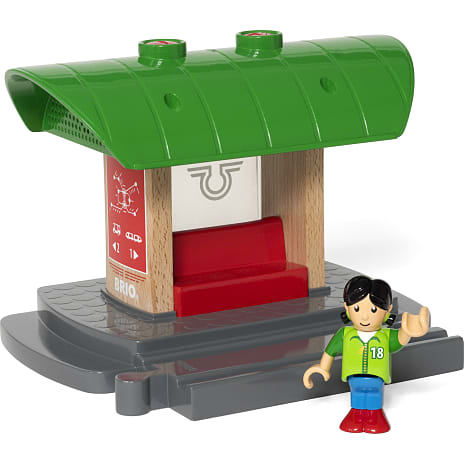 BRIO 33840 Togstation med lydoptager