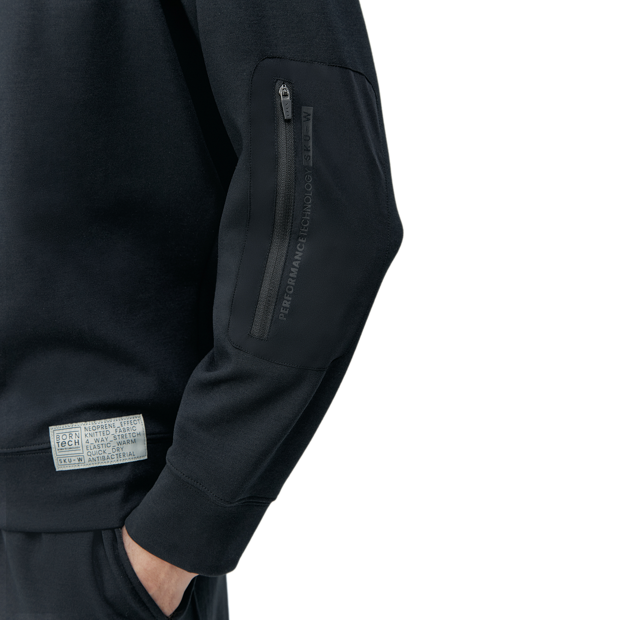 NESS - Sweat-shirt de sport confortable ness | Noir