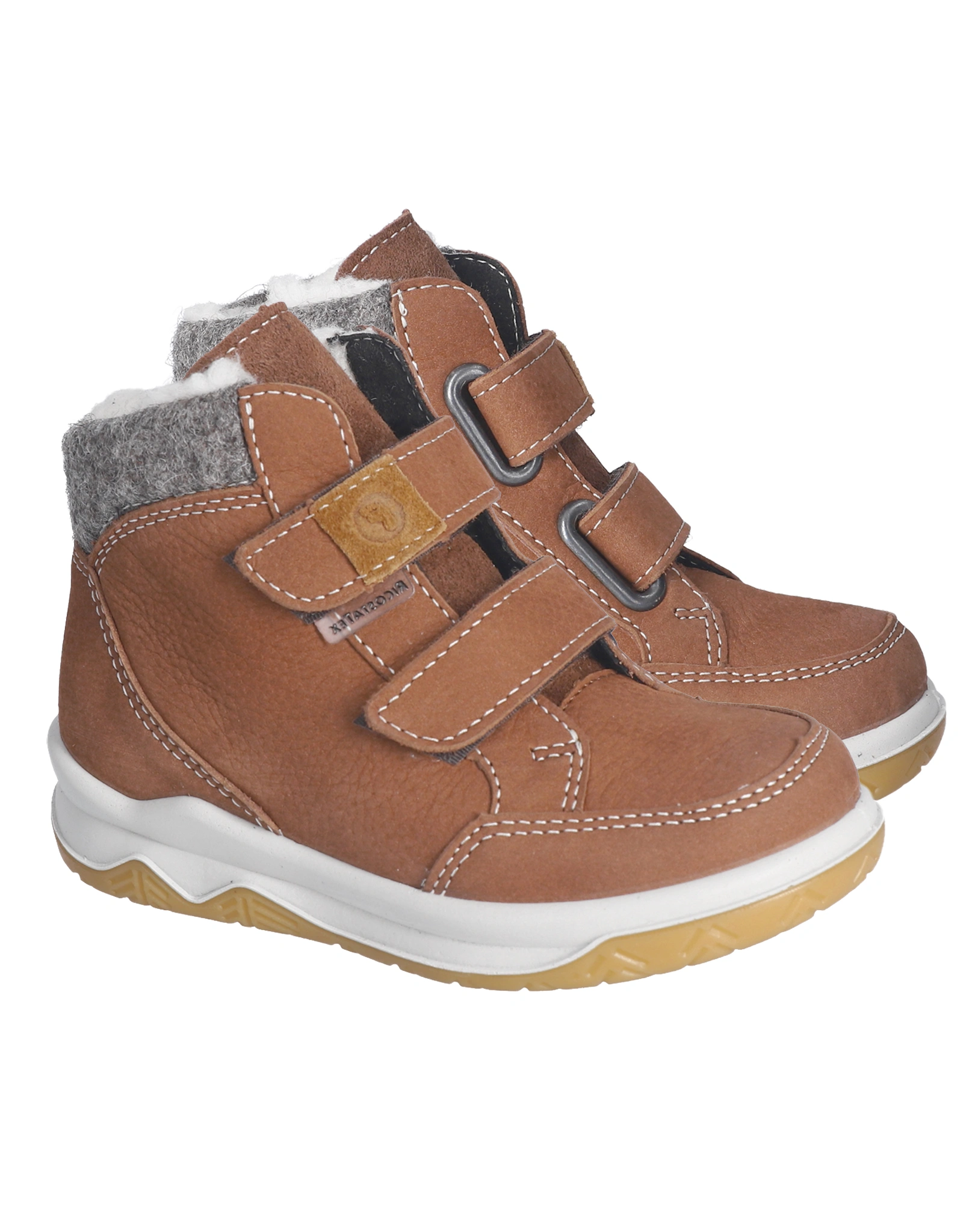 Lauflernboots LUAN gefüttert in curry/grau