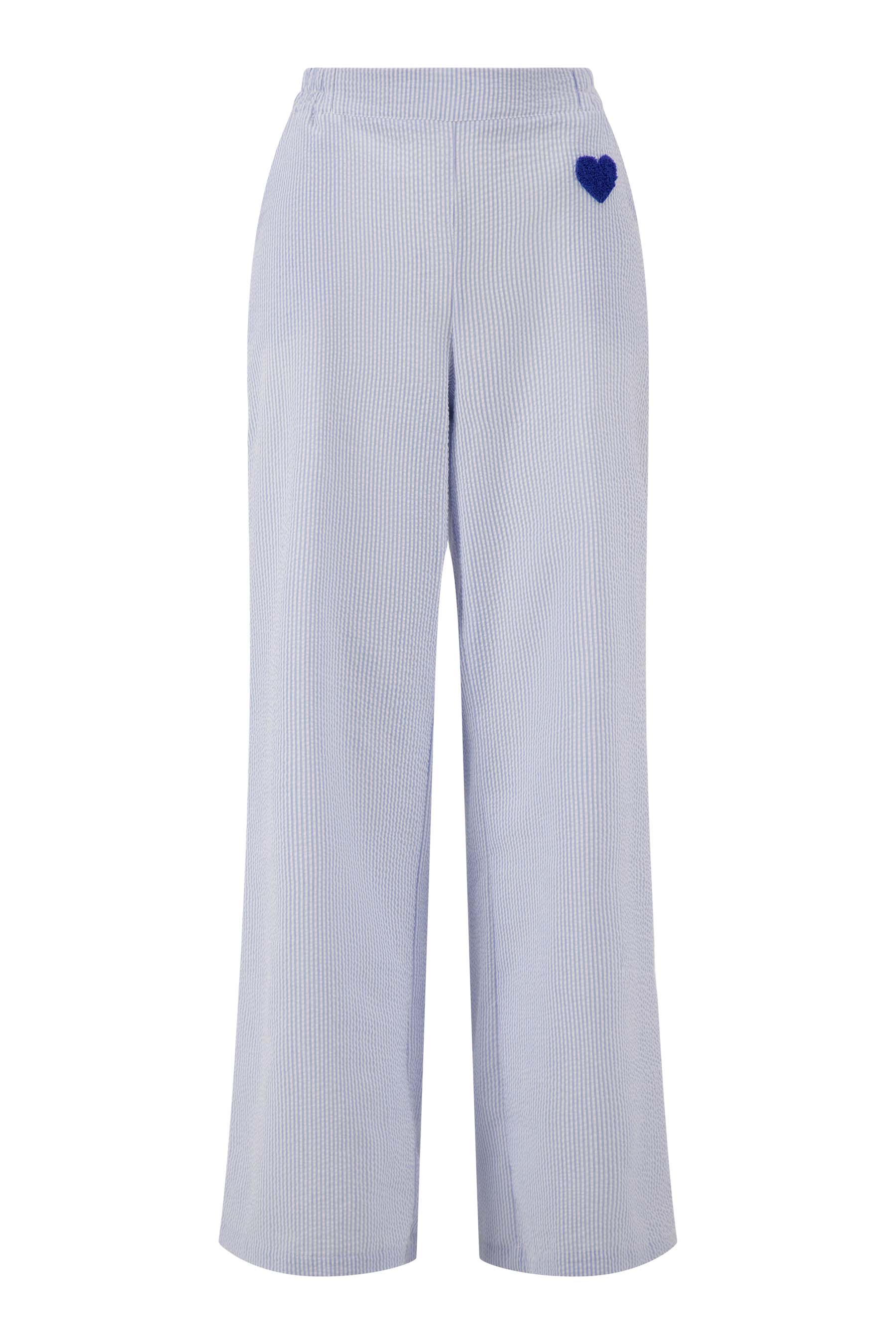 seersucker streep broek