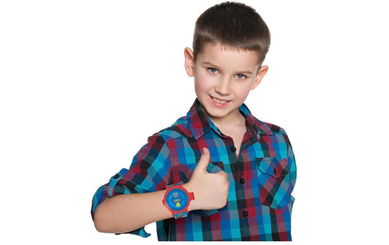 Paw Patrol Digital-ProjektionsuhrEine 2-in-1-Uhr mit digitalem Bildschirm