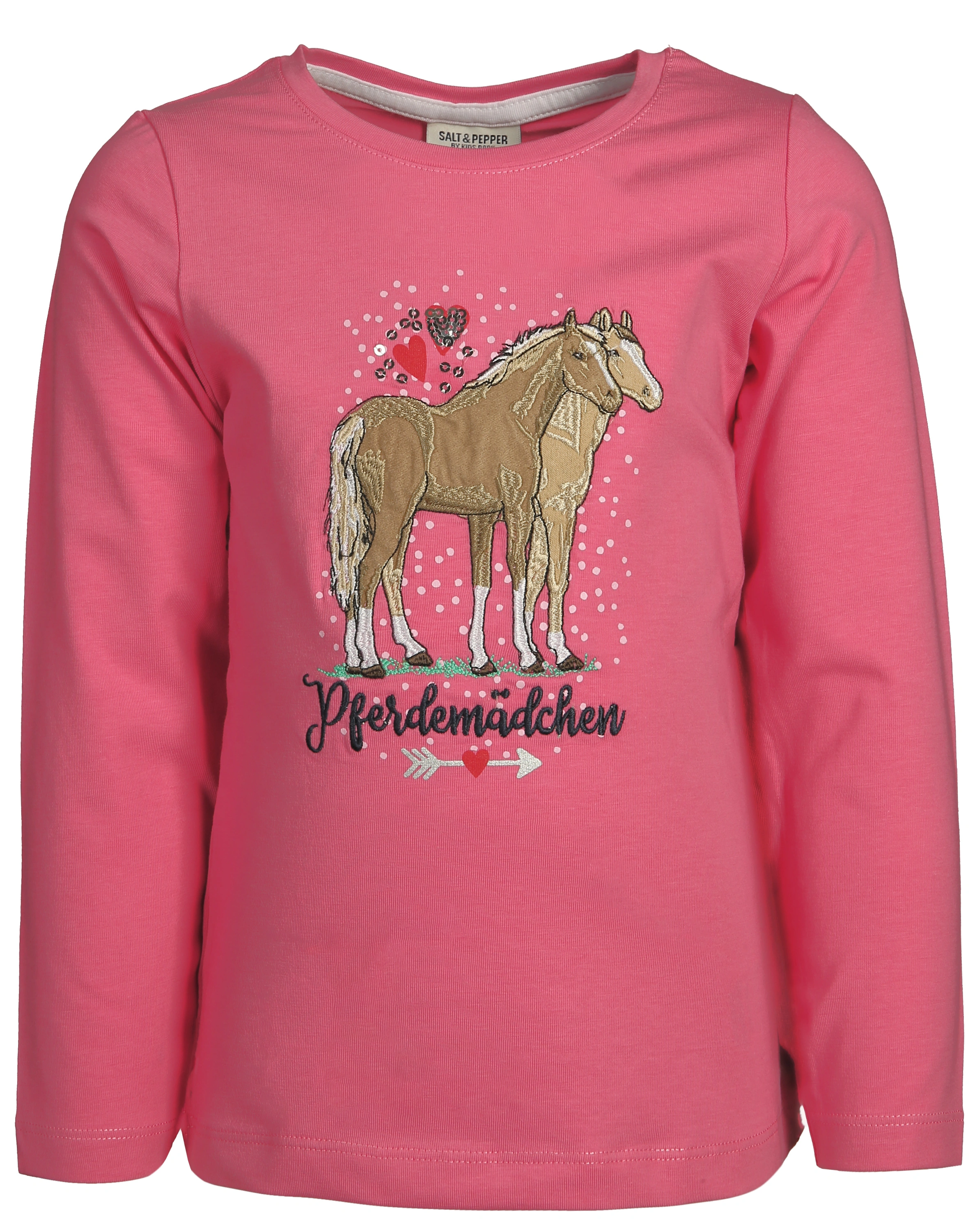 Langarmshirt PFERDEMÄDCHEN in bubble gum
