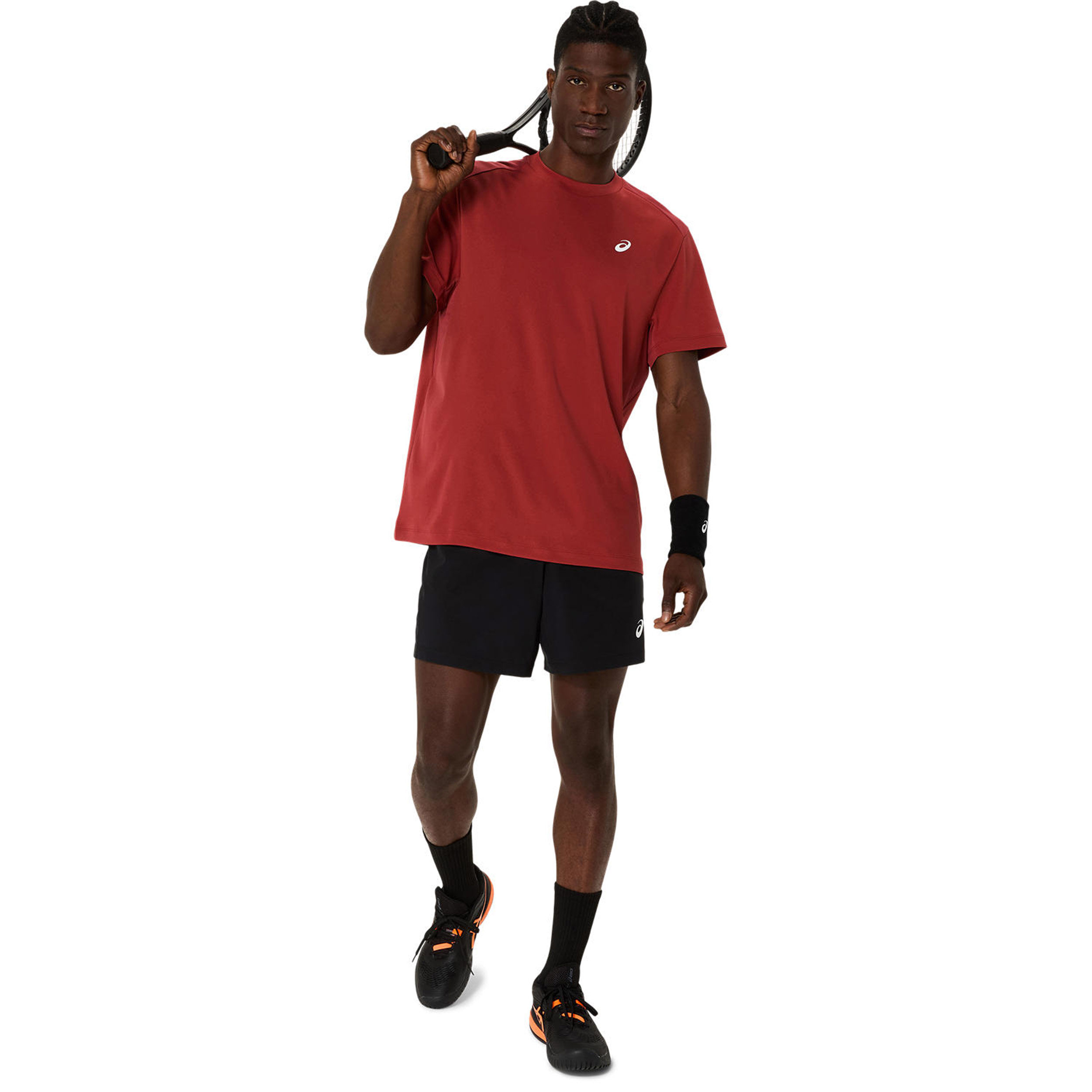 ASICS Court T-shirt Hommes - Rouge