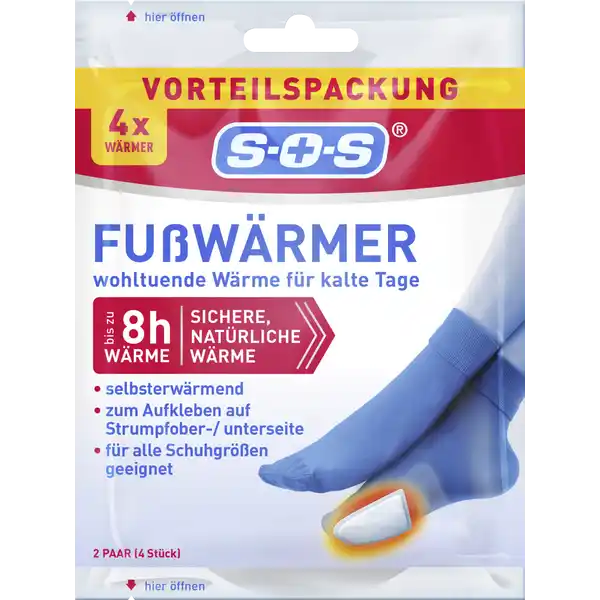 Fußwärmer 2 Paar