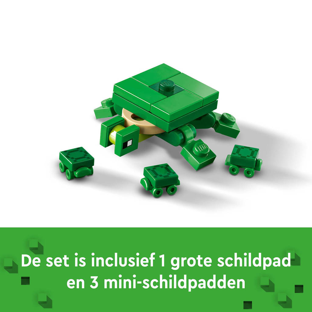 Mooi en compleet setHet schildpadstrandhuis Dierverzorging Speelgoed 21254