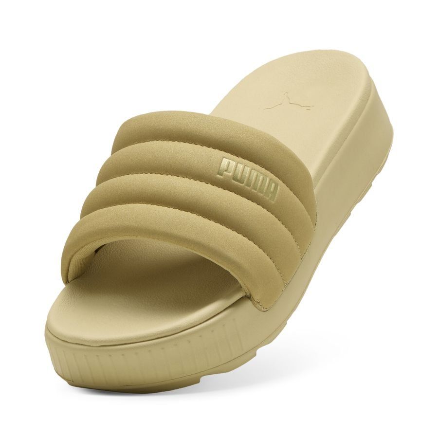 Puma Karmen Puffy Aqua Metallics Slides