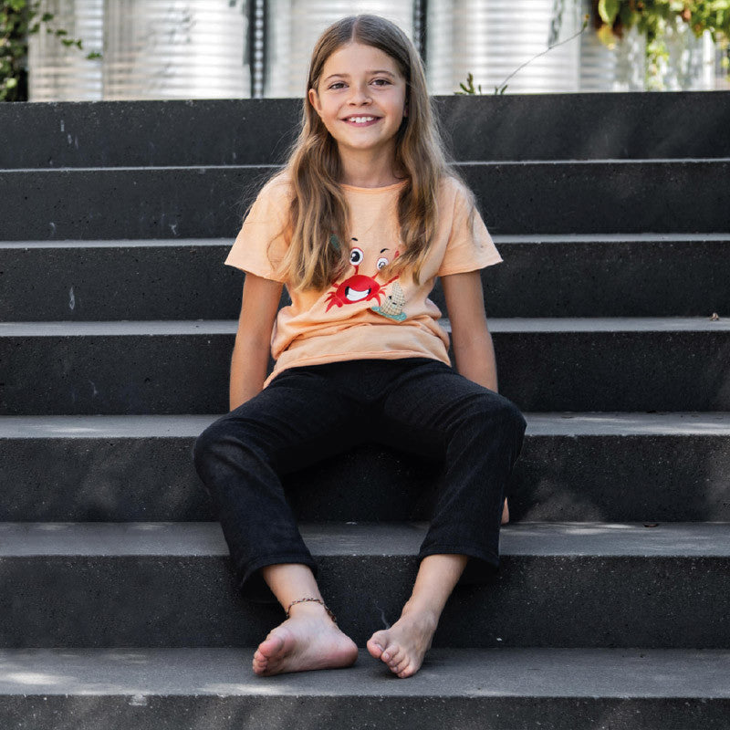 T-Shirt Krabbe apricot