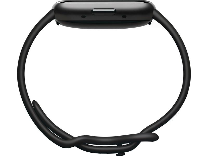 Fitbit GPS-Sportuhr Versa 4 Smartwatch Schwarz/Schwarz GPS-Sportuhr